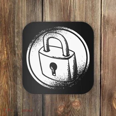Locksmith Padlock Picker Key Maker Technician Locksmithing Coaster