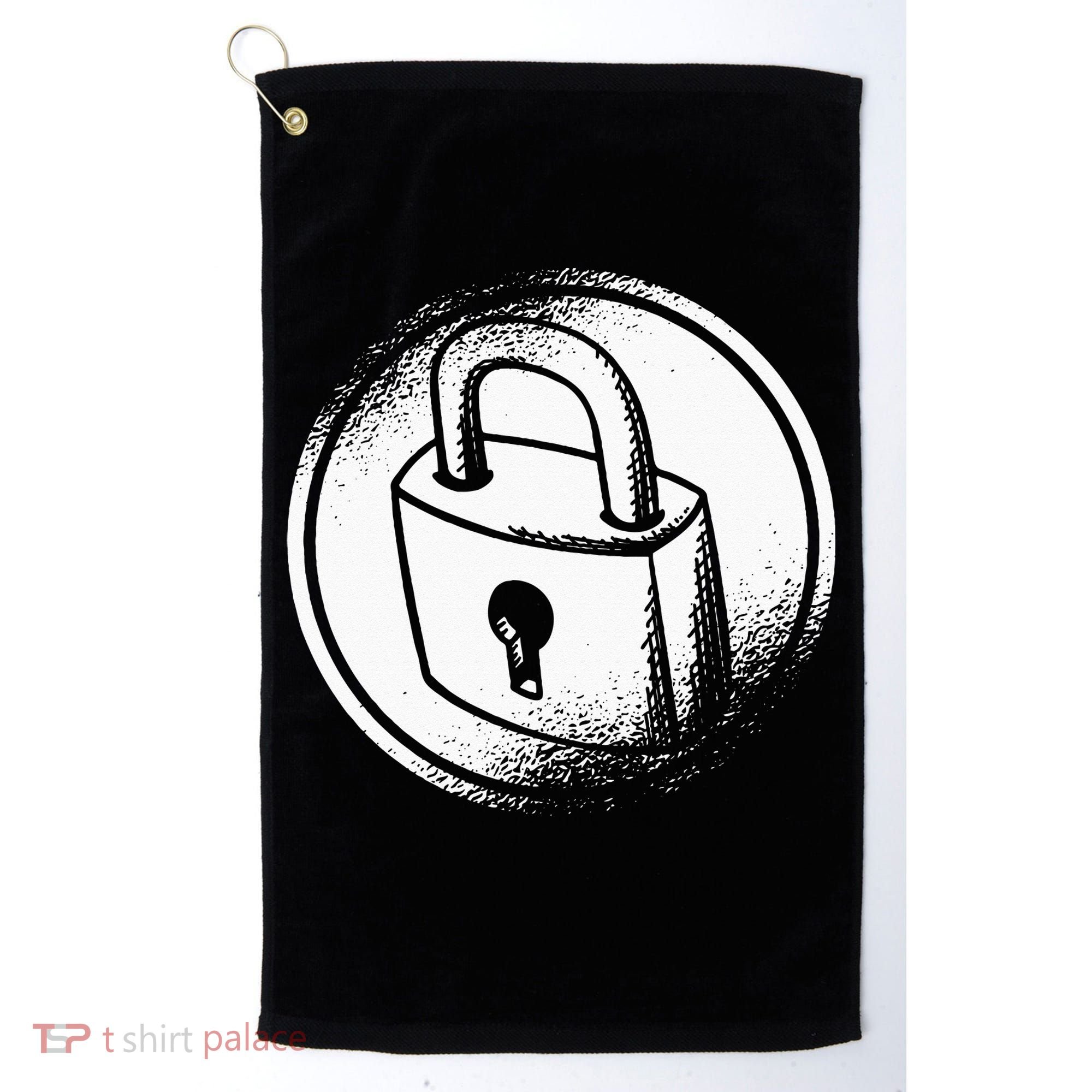 Locksmith Padlock Picker Key Maker Technician Locksmithing Golf Towel