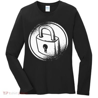 Locksmith Padlock Picker Key Maker Technician Locksmithing Women's Long Sleeve Shirt