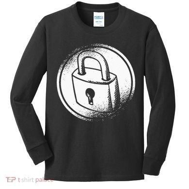 Locksmith Padlock Picker Key Maker Technician Locksmithing Kids Long Sleeve Shirt