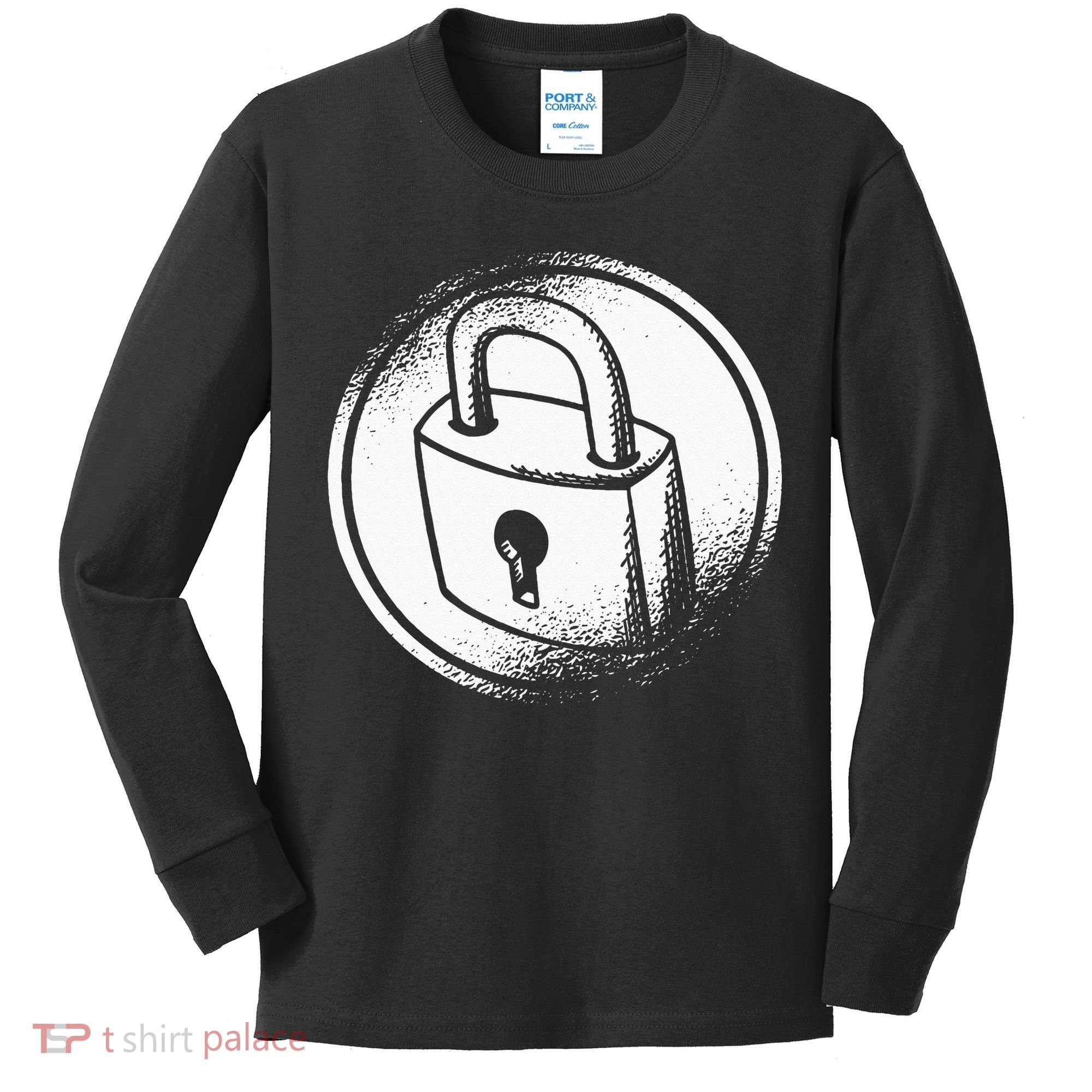 Locksmith Padlock Picker Key Maker Technician Locksmithing Kids Long Sleeve Shirt