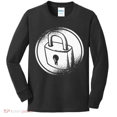 Locksmith Padlock Picker Key Maker Technician Locksmithing Kids Long Sleeve Shirt