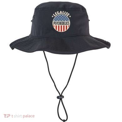 Legalize Psychedelics Pro Freedom Pro America Retro Us Flag Gift Bucket Hat