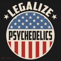 Legalize Psychedelics Pro Freedom Pro America Retro Us Flag Gift Women's Hoodie thumb 2