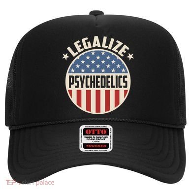 Legalize Psychedelics Pro Freedom Pro America Retro Us Flag Gift Hat