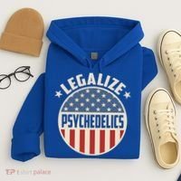 Legalize Psychedelics Pro Freedom Pro America Retro Us Flag Gift Hoodie thumb 4