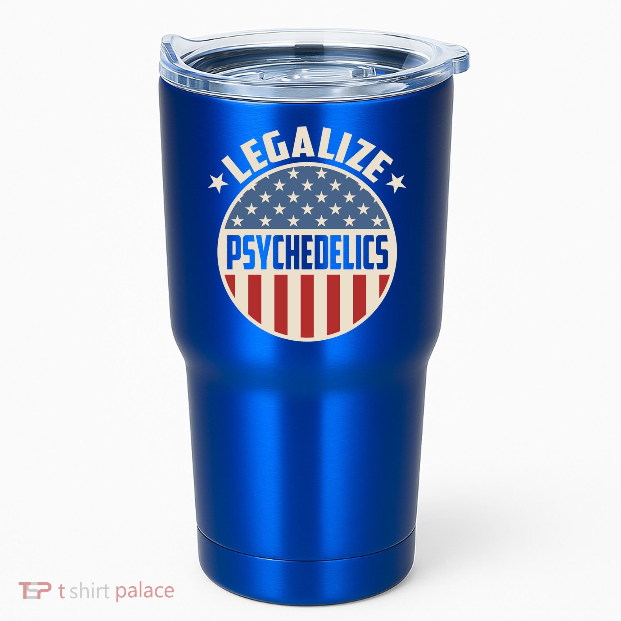 Legalize Psychedelics Pro Freedom Pro America Retro Us Flag Gift Tumbler
