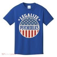 Legalize Psychedelics Pro Freedom Pro America Retro Us Flag Gift Kids T-Shirt thumb 0