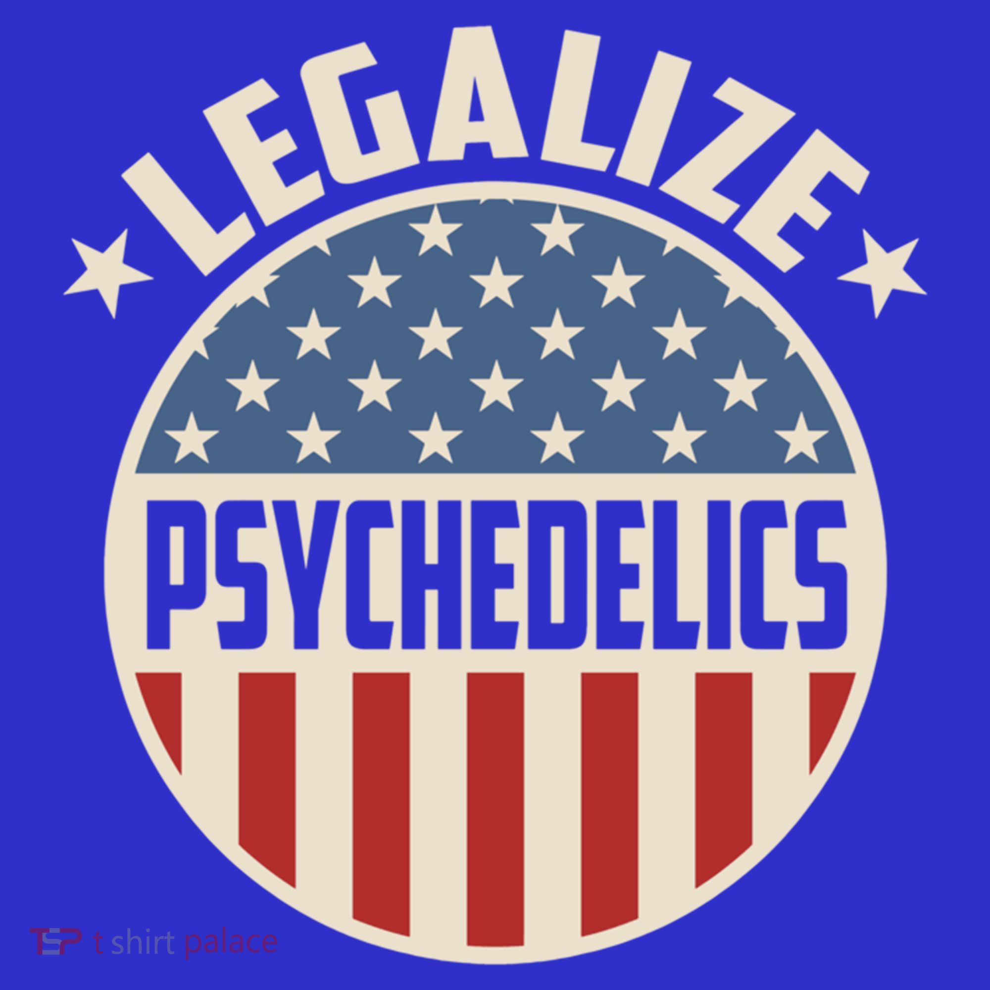 Legalize Psychedelics Pro Freedom Pro America Retro Us Flag Gift Kids T-Shirt