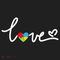 LOVE Puzzle Pieces Heart Autism Awareness Gifts Tumbler thumb 3