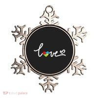 LOVE Puzzle Pieces Heart Autism Awareness Gifts Ornament thumb 0