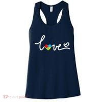 LOVE Puzzle Pieces Heart Autism Awareness Gifts Women's Tank Top thumb 0