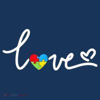 LOVE Puzzle Pieces Heart Autism Awareness Gifts Baby Bodysuit thumb 2