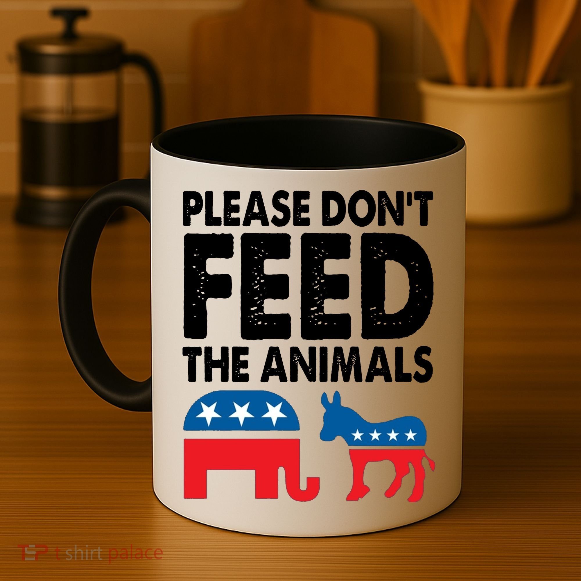 Libertarian Political Please Dont Feed Animals Coffee Mug