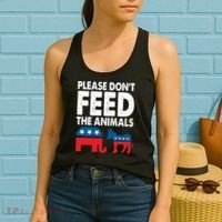 Libertarian Political Please Dont Feed Animals Women's Tank Top thumb 2