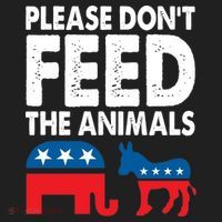Libertarian Political Please Dont Feed Animals Hat thumb 2