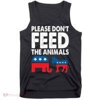 Libertarian Political Please Dont Feed Animals Tank Top thumb 0