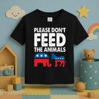 Libertarian Political Please Dont Feed Animals Toddler T-Shirt thumb 3