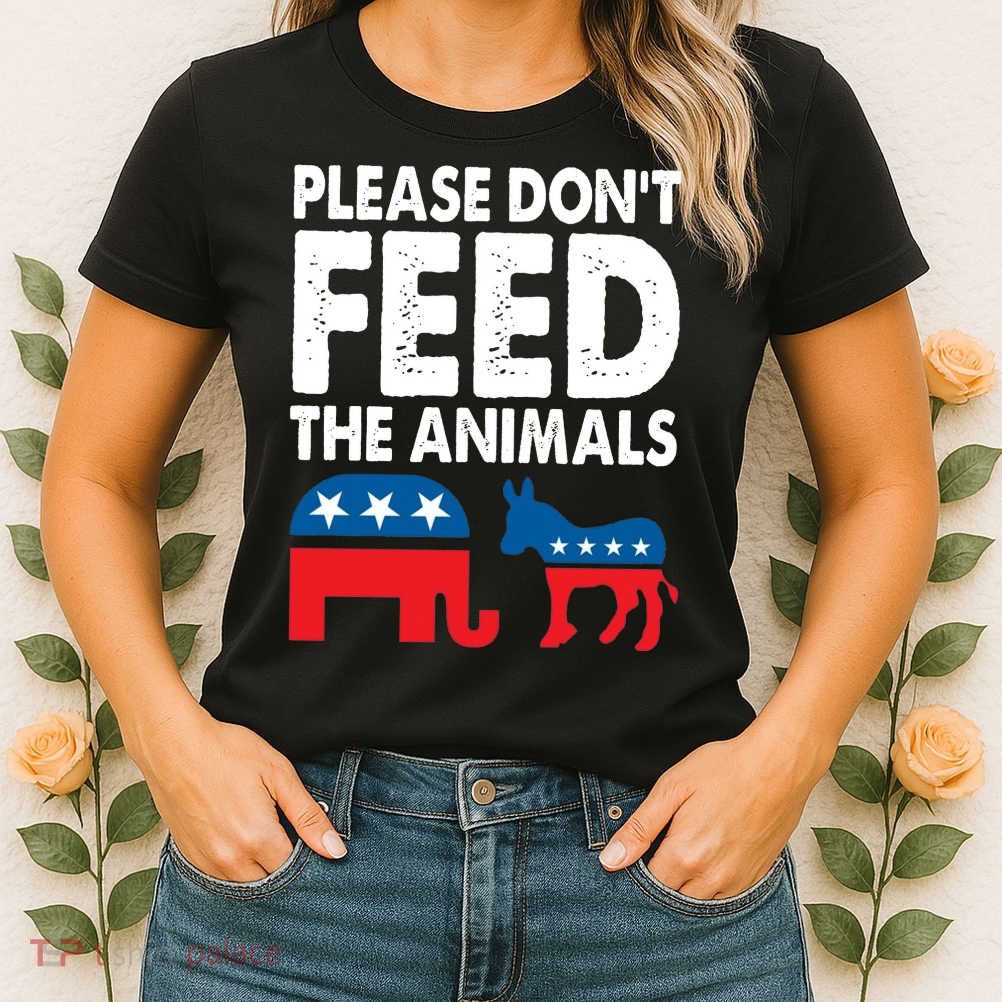 Libertarian Political Please Dont Feed Animals Women's T-Shirt