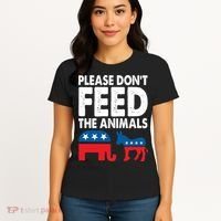 Libertarian Political Please Dont Feed Animals Women's T-Shirt thumb 4