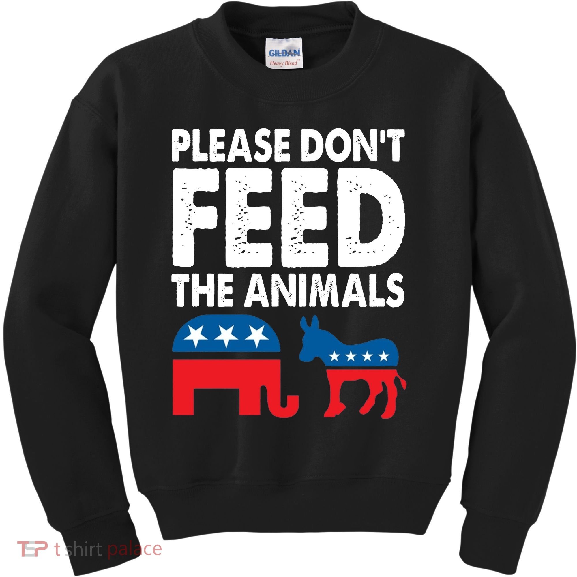Libertarian Political Please Dont Feed Animals Kids Sweatshirt