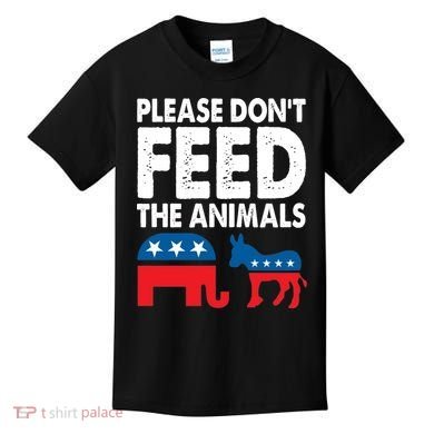 Libertarian Political Please Dont Feed Animals Kids T-Shirt