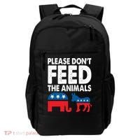 Libertarian Political Please Don't Feed The Animals Gift Backpack thumb 0