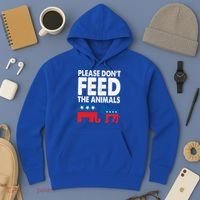 Libertarian Political Please Don't Feed The Animals Gift Hoodie thumb 3