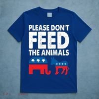 Libertarian Political Please Don't Feed The Animals Gift T-Shirt thumb 5
