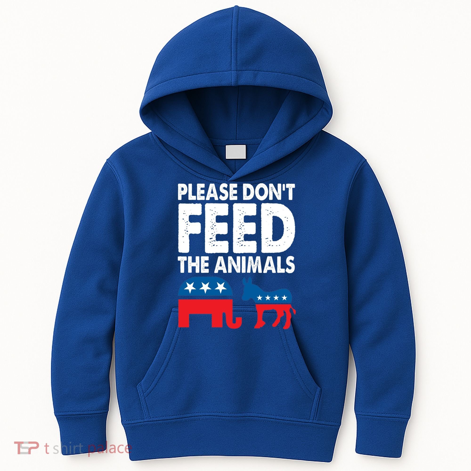 Libertarian Political Please Don't Feed The Animals Gift Kids Hoodie