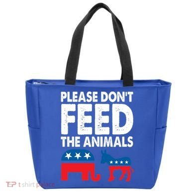 Libertarian Political Please Don't Feed The Animals Gift Tote Bag