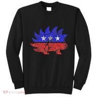 Libertarian Party Porcupine More Freedom Less Government Sweatshirt thumb 0