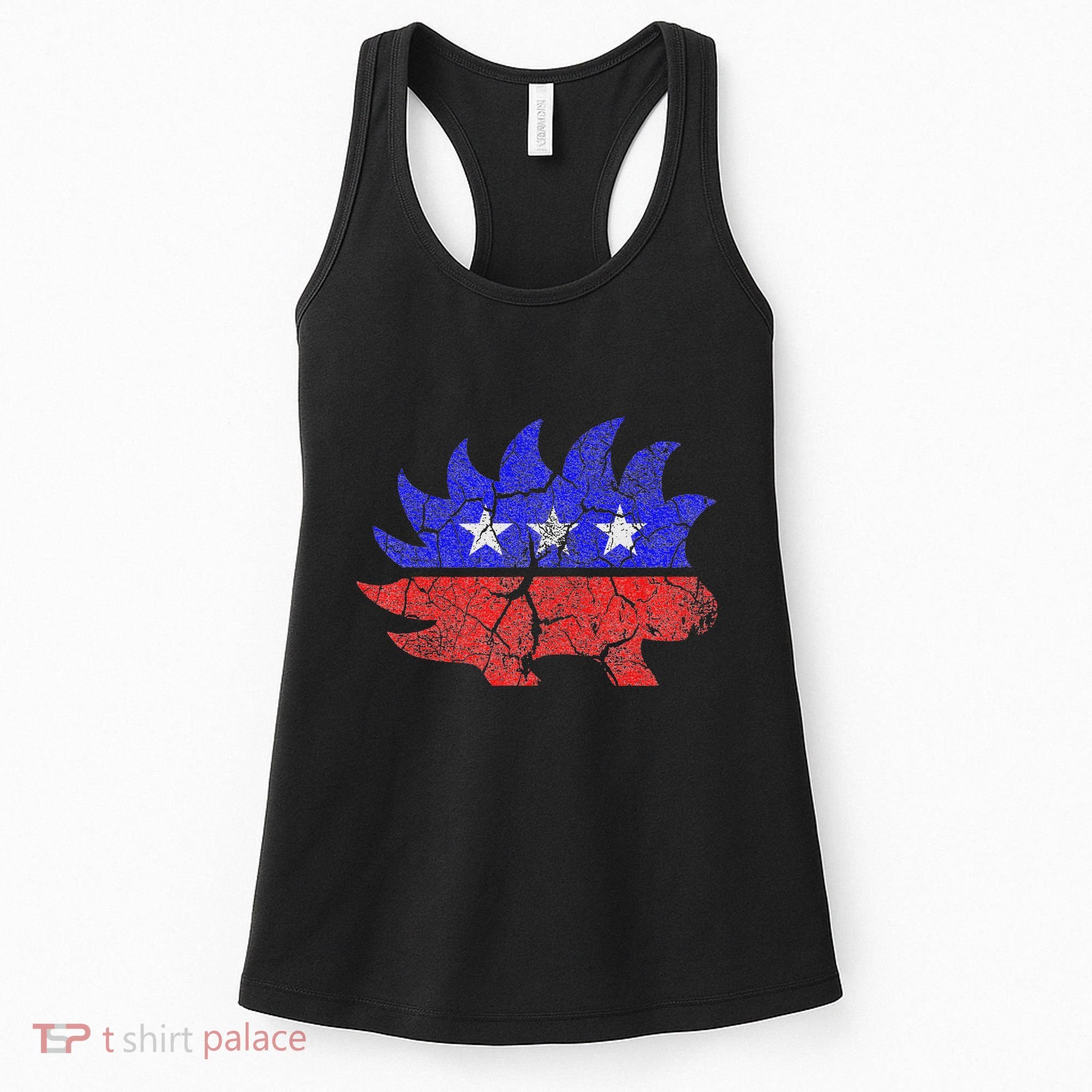 Libertarian Party Porcupine More Freedom Less Government Women's Tank Top