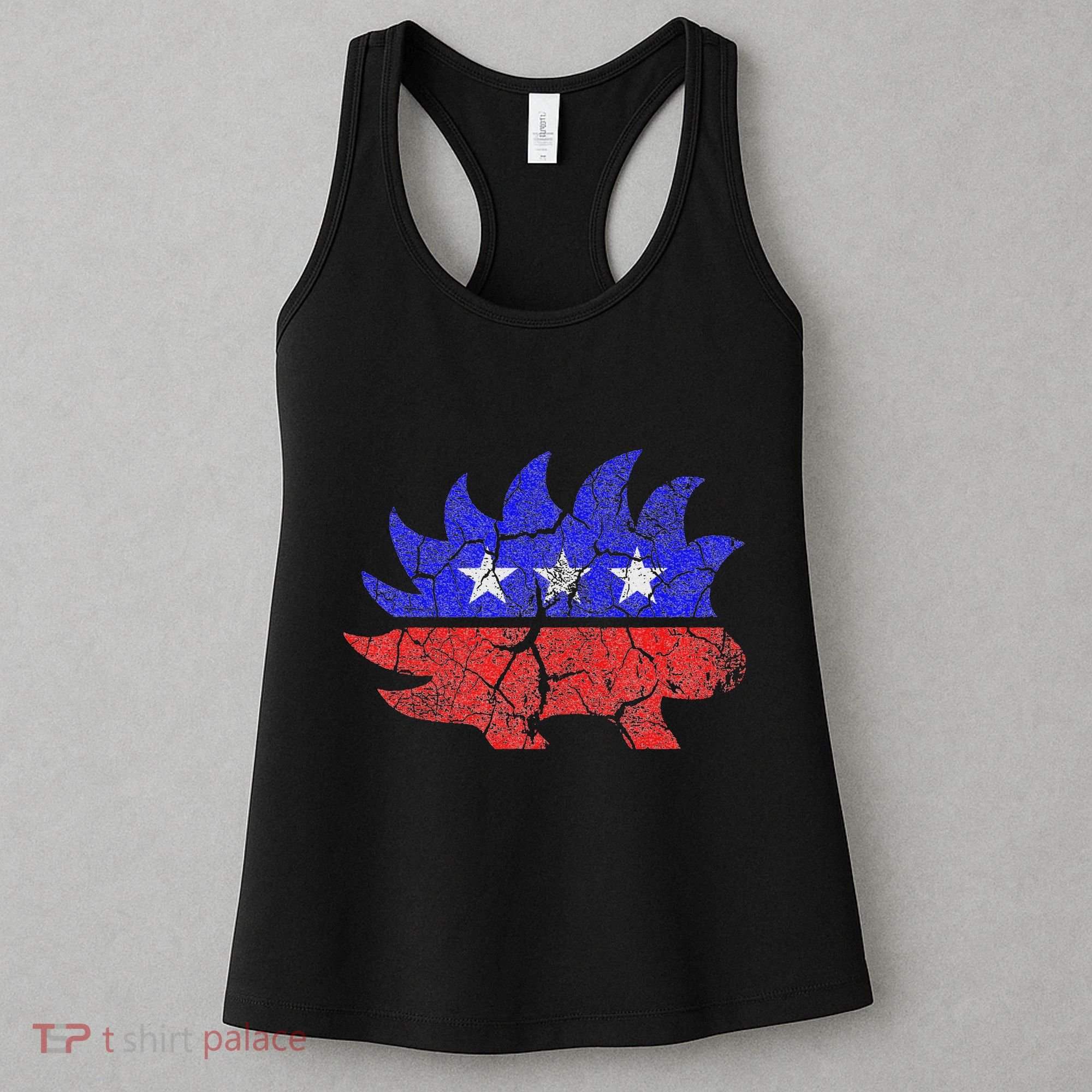 Libertarian Party Porcupine More Freedom Less Government Women's Tank Top