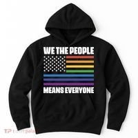Lgbt Pride Parade We The People Means Everyone Hoodie thumb 0