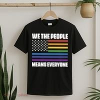 Lgbt Pride Parade We The People Means Everyone T-Shirt thumb 2