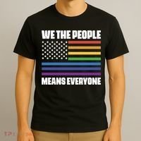 Lgbt Pride Parade We The People Means Everyone T-Shirt thumb 3