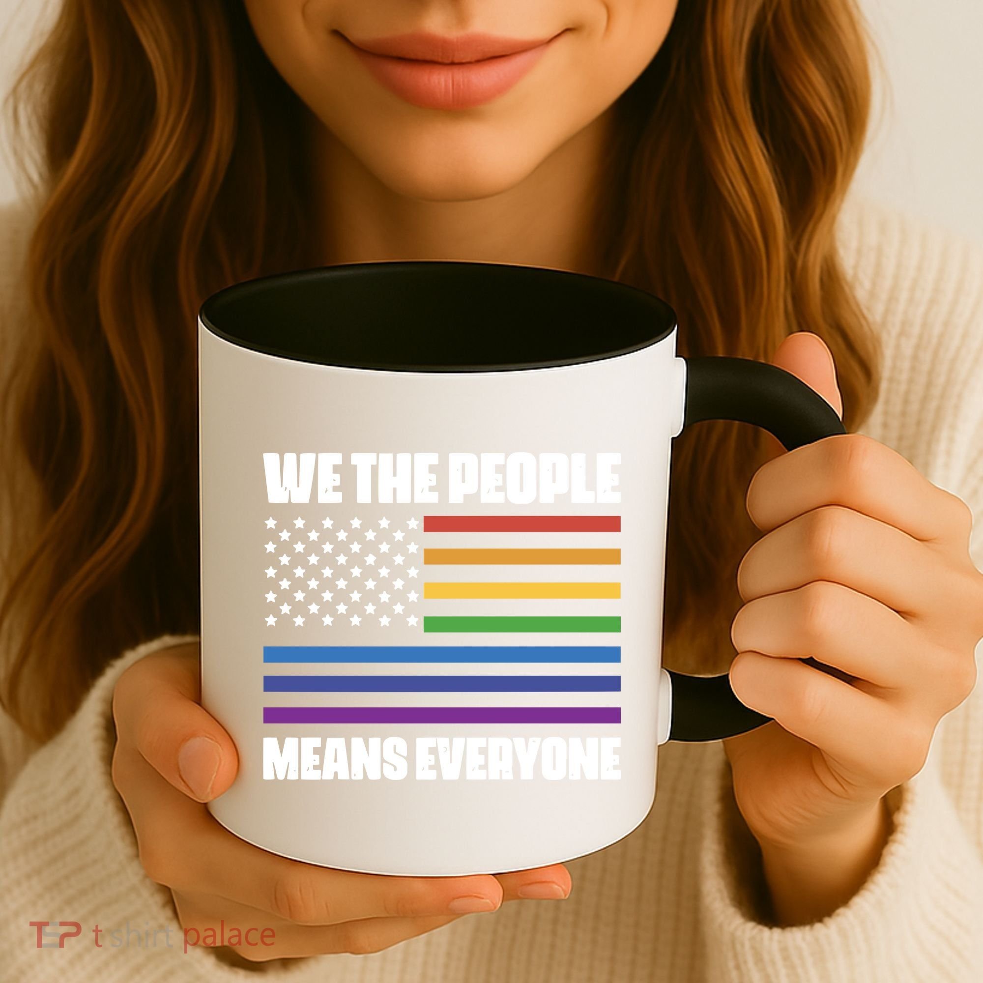 Lgbt Pride Parade We The People Means Everyone Coffee Mug
