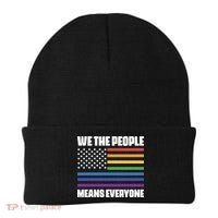 Lgbt Pride Parade We The People Means Everyone Beanie thumb 0