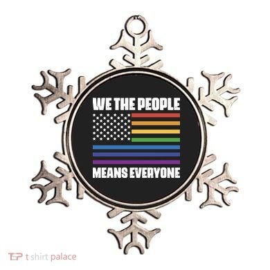 Lgbt Pride Parade We The People Means Everyone Ornament