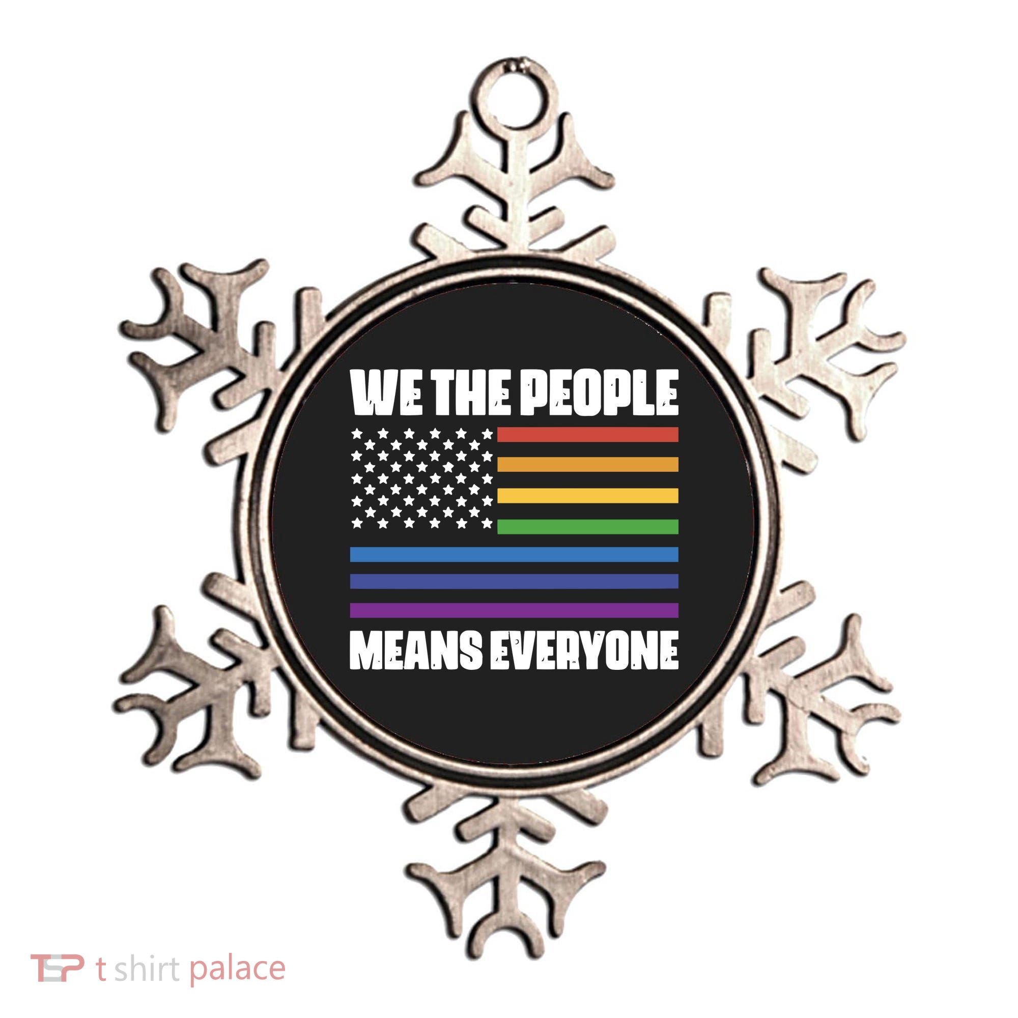 Lgbt Pride Parade We The People Means Everyone Ornament