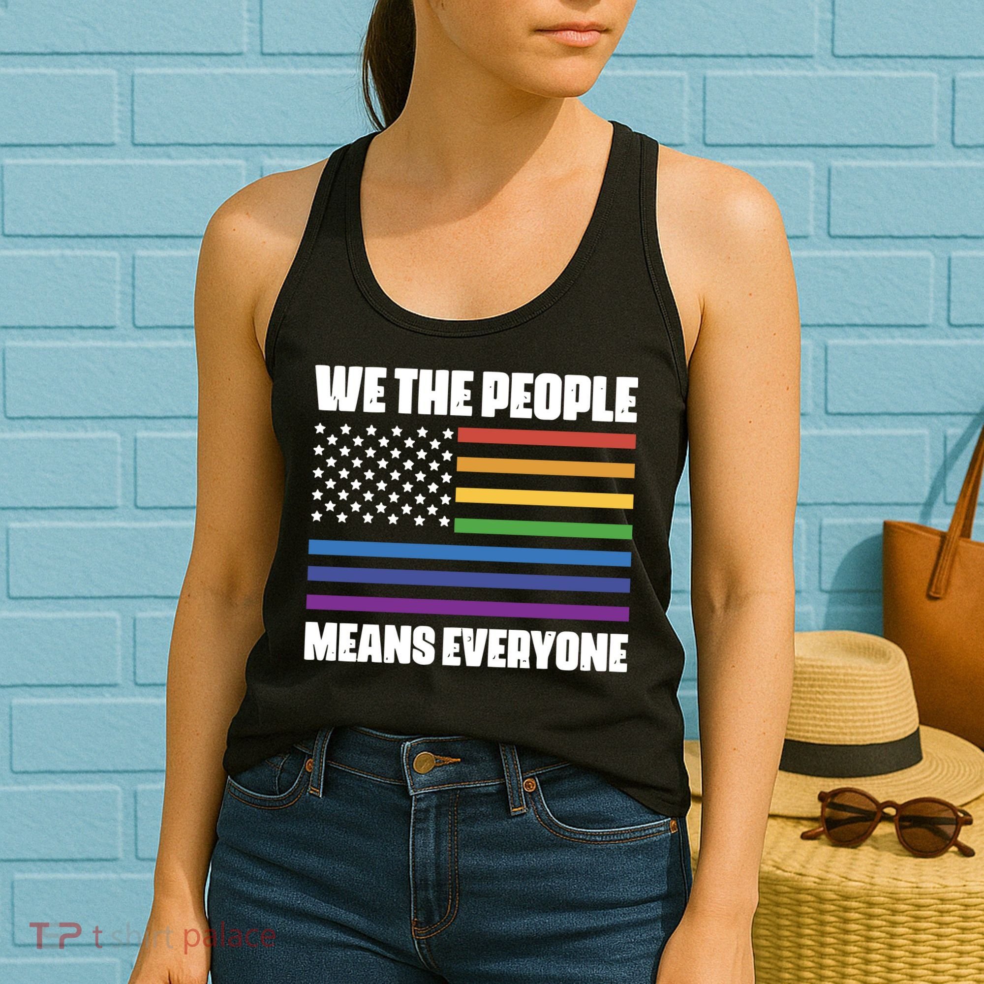 Lgbt Pride Parade We The People Means Everyone Women's Tank Top