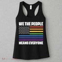 Lgbt Pride Parade We The People Means Everyone Women's Tank Top thumb 3
