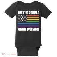 Lgbt Pride Parade We The People Means Everyone Baby Bodysuit thumb 0