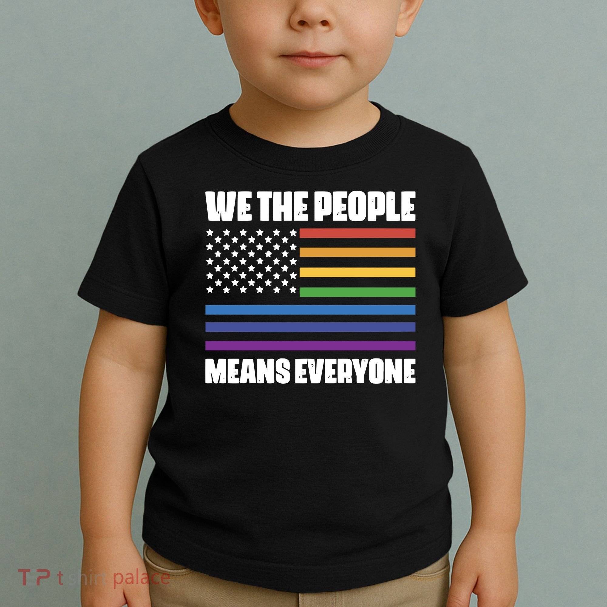 Lgbt Pride Parade We The People Means Everyone Toddler T-Shirt