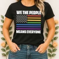 Lgbt Pride Parade We The People Means Everyone Women's T-Shirt thumb 2