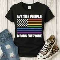 Lgbt Pride Parade We The People Means Everyone Women's T-Shirt thumb 3