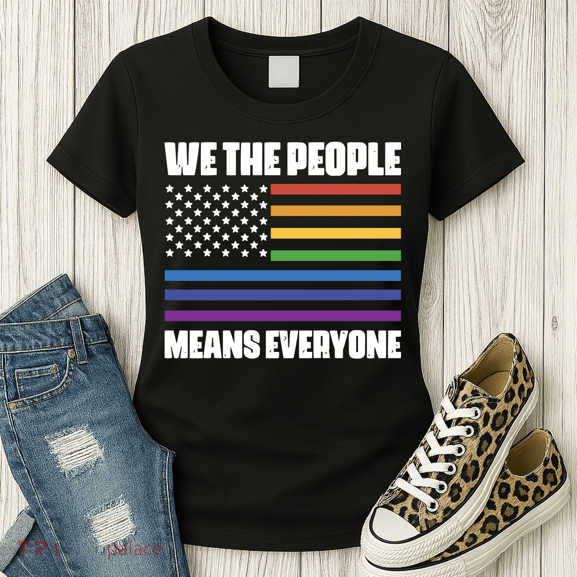 Lgbt Pride Parade We The People Means Everyone Women's T-Shirt