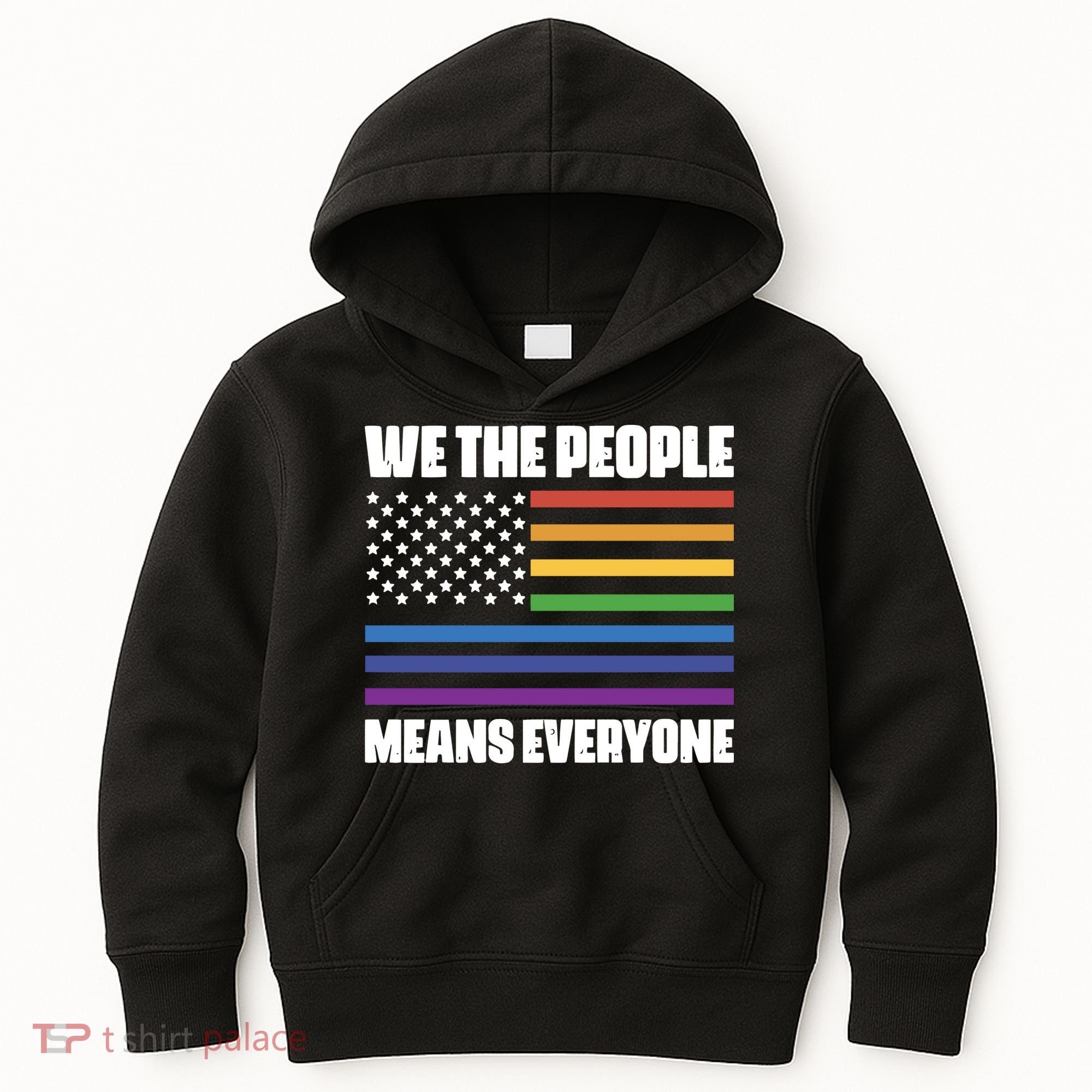 Lgbt Pride Parade We The People Means Everyone Kids Hoodie