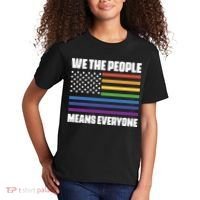 Lgbt Pride Parade We The People Means Everyone Kids T-Shirt thumb 2
